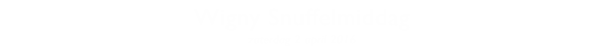 Snuffelmiddag